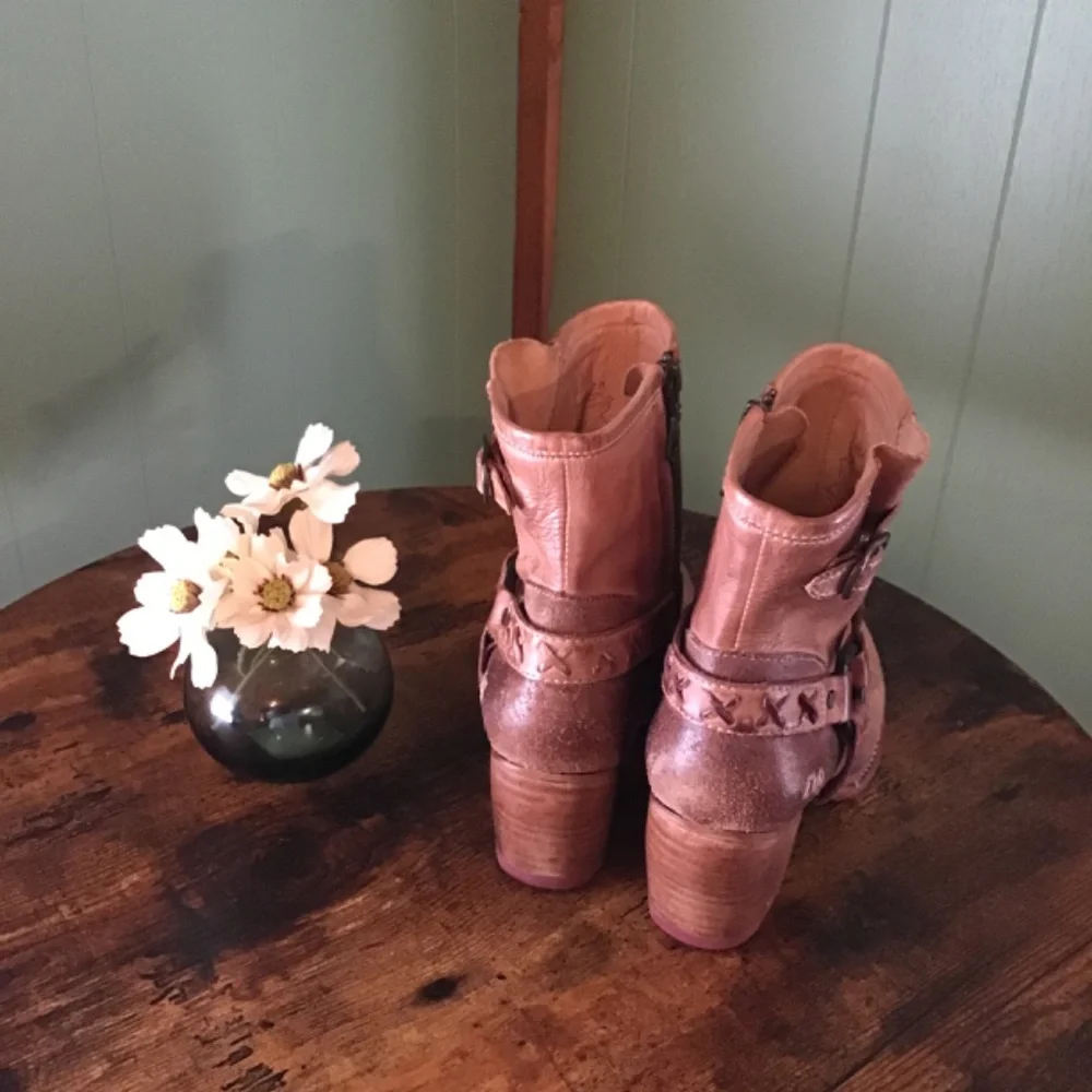Bed Stu Harness Ankle Boots 8.5 - Picture 3 of 16